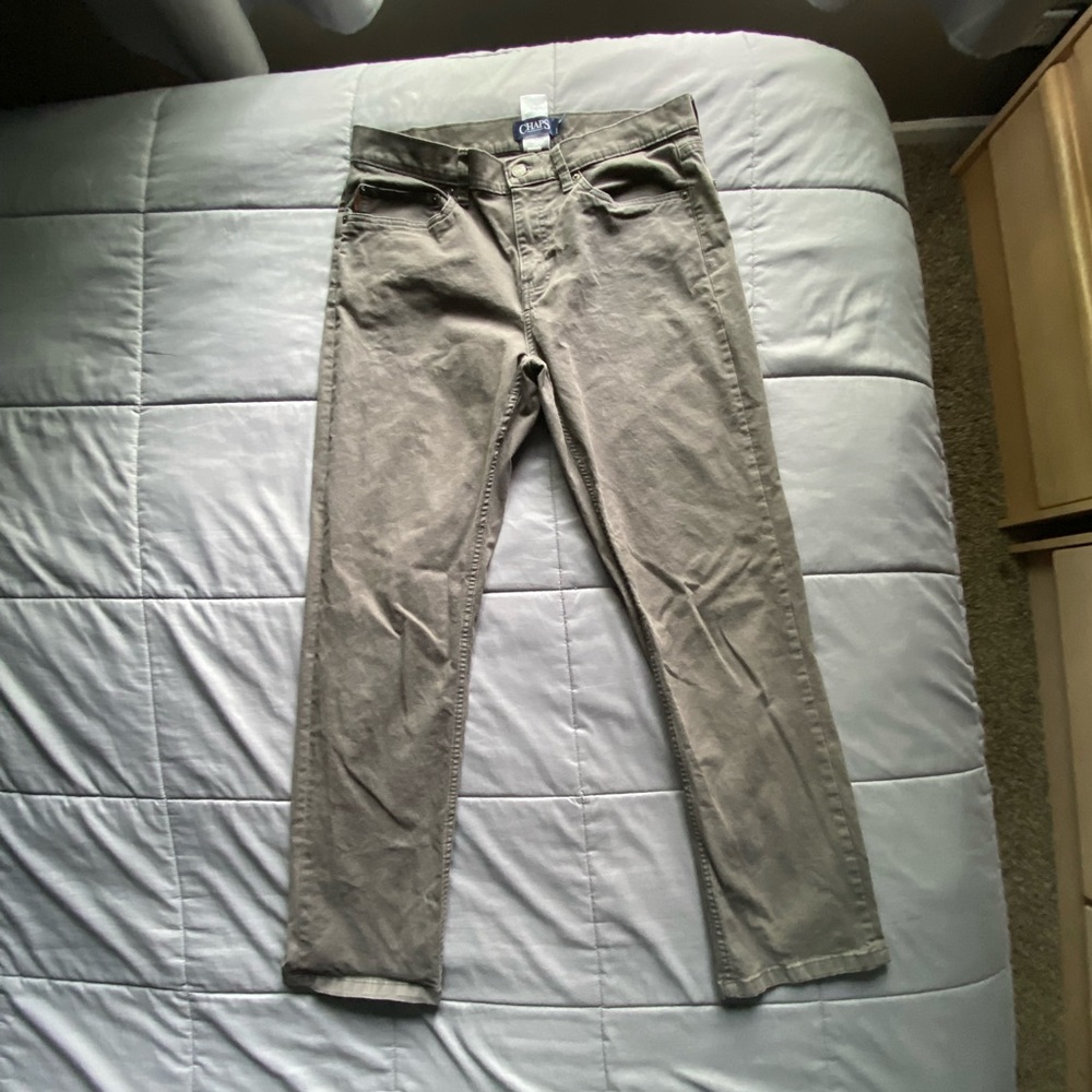 Dark gray pants